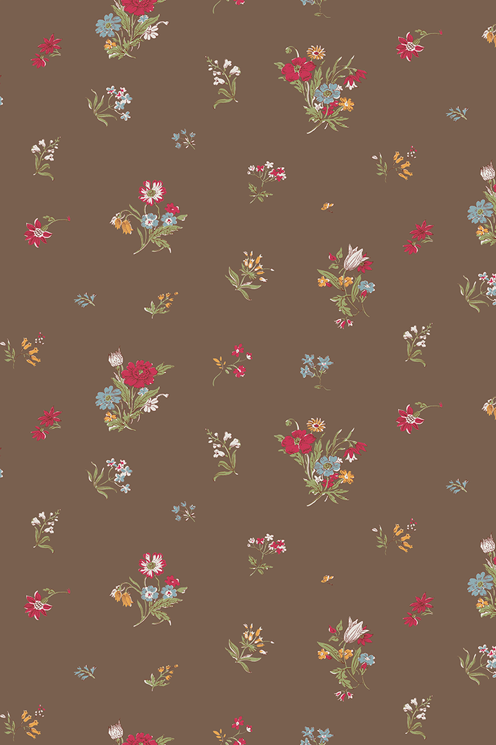 Wallpaper Sprigs / Cocoa