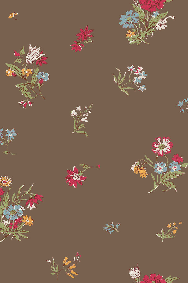 Wallpaper Sprigs / Cocoa