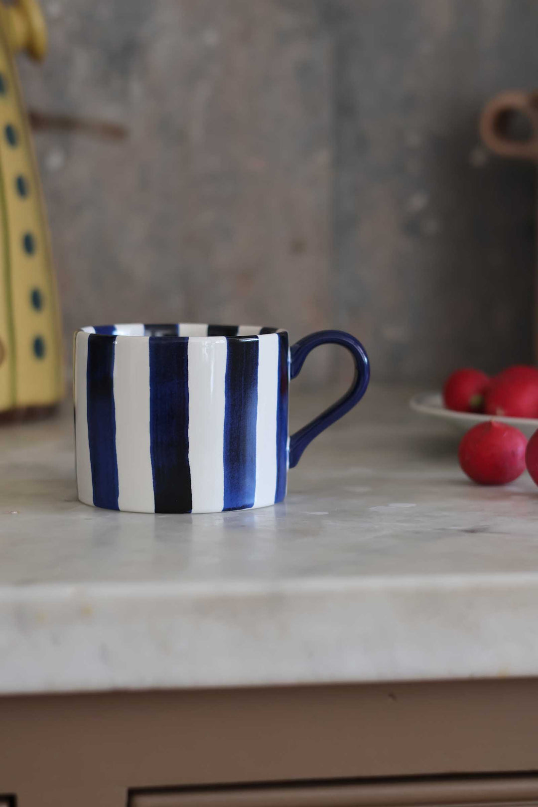 Striped Mug / Blue
