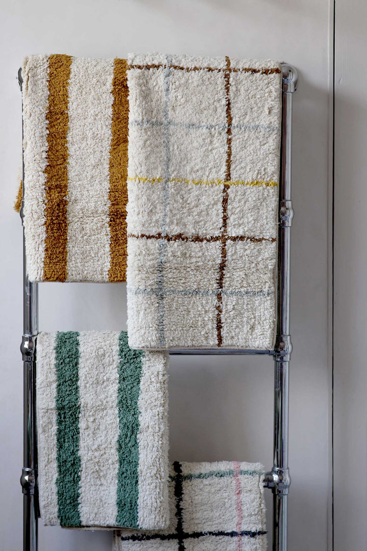 Striped Tufted Bathmat 50x80cm