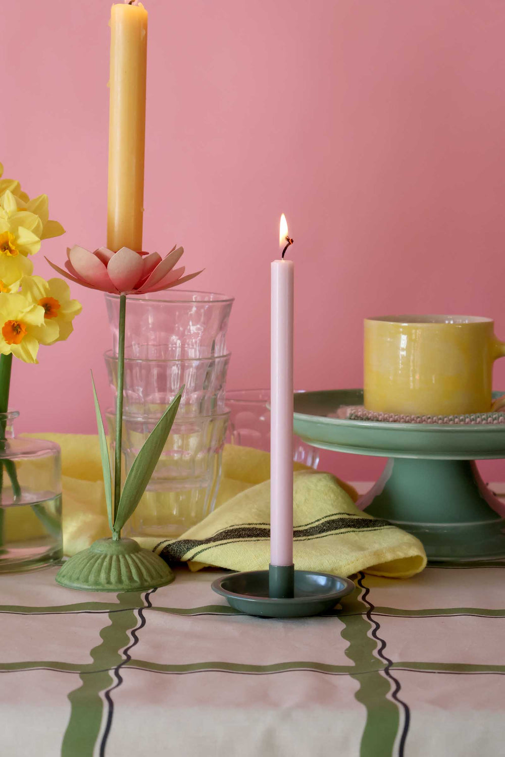 Taper Candle / Light Pink