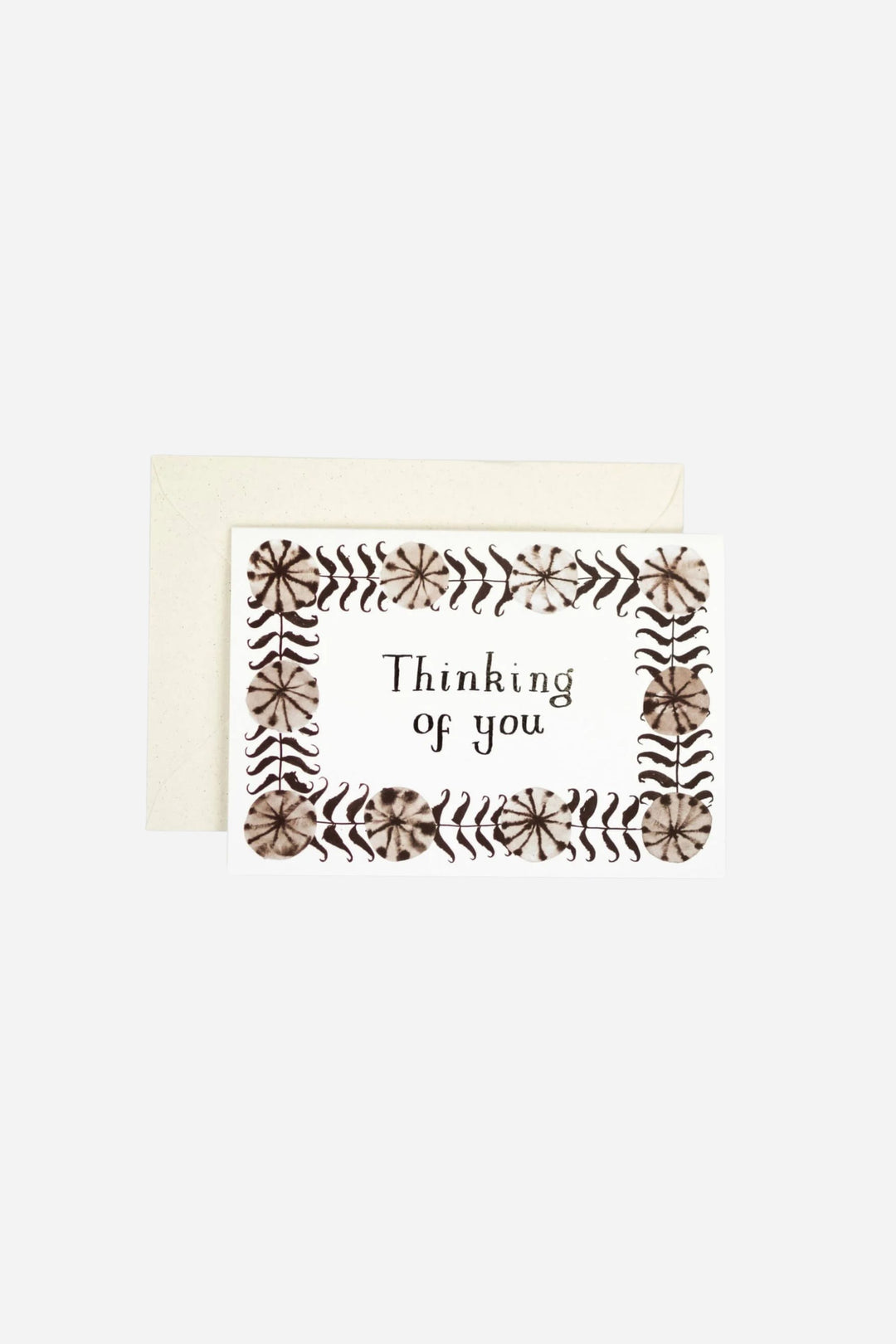 greeting card in front of white backround