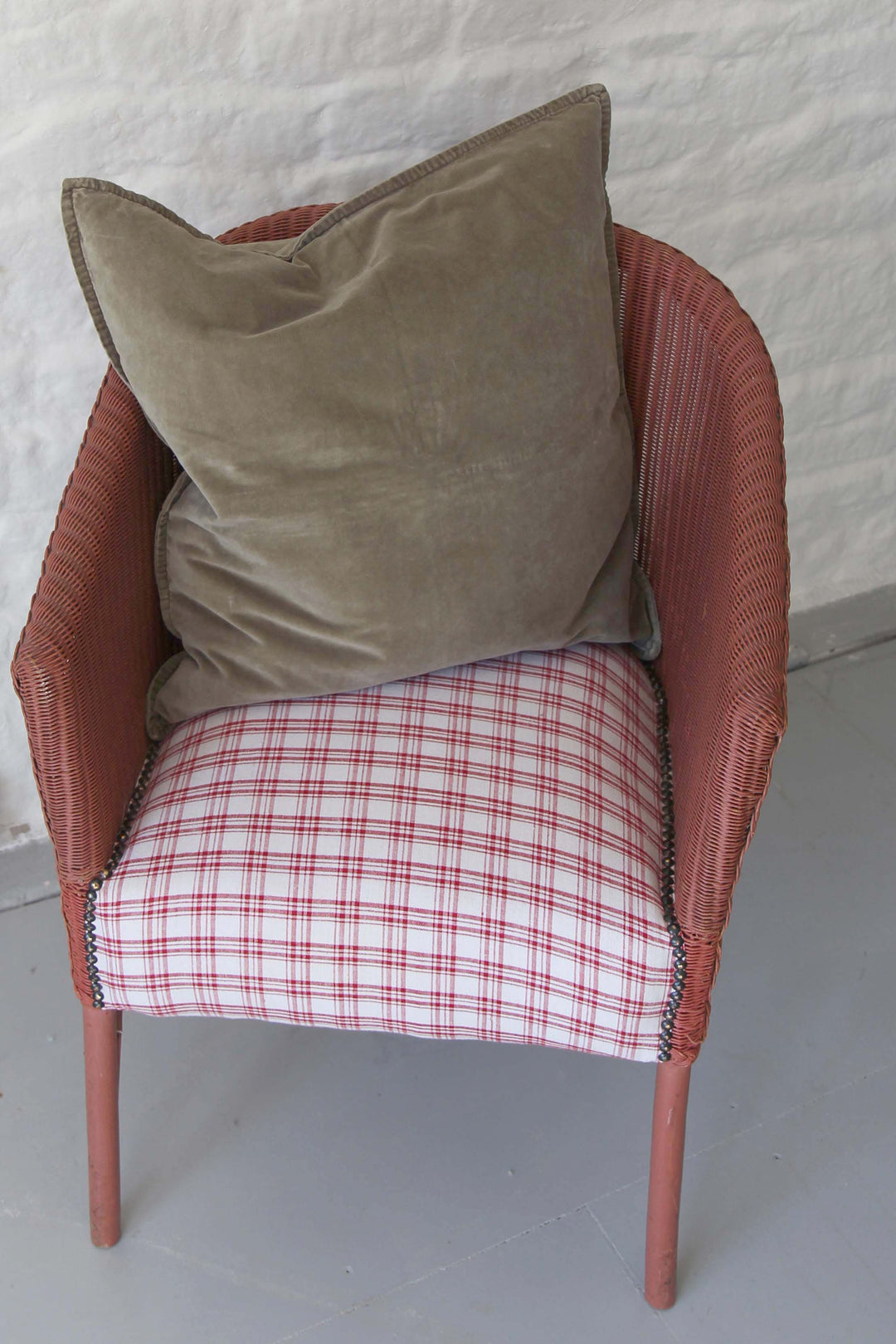Velvet Square Cushion / Eucalyptus