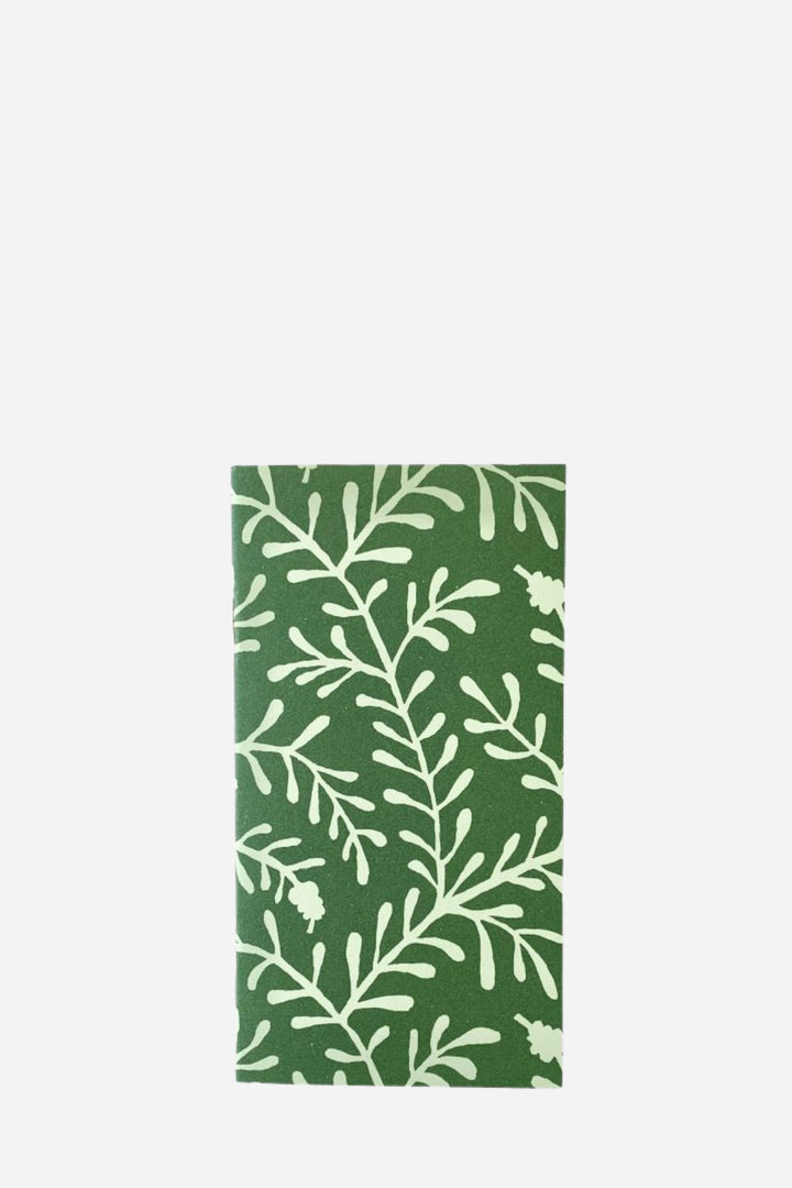 Very Slim List Book Sprig Pea Green