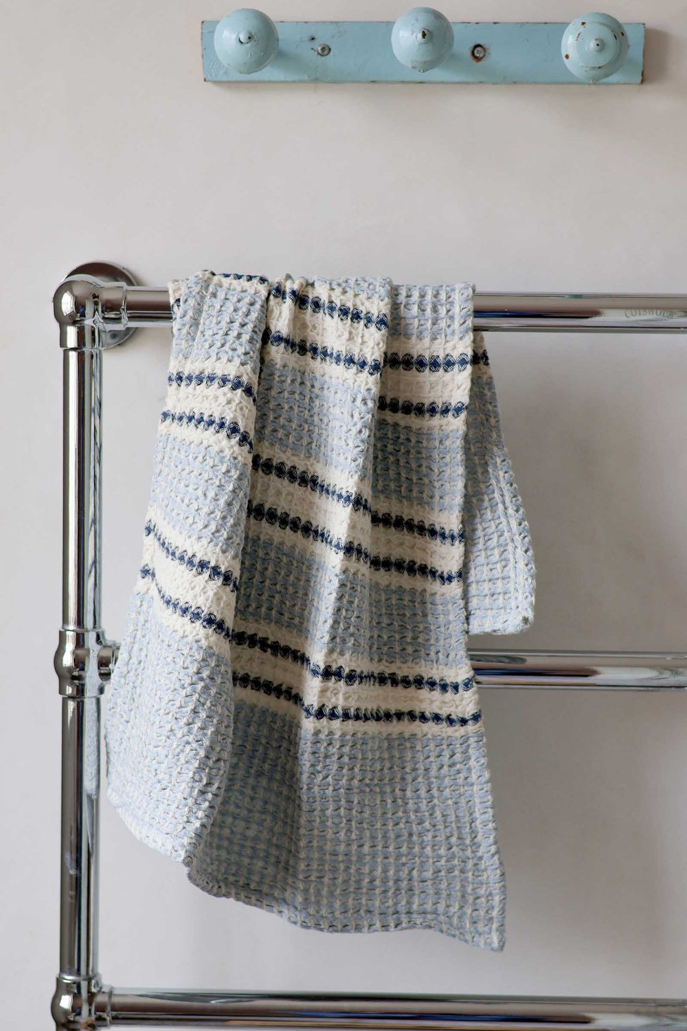 Waffle Hand Towel 50x80 Cm / Blue White