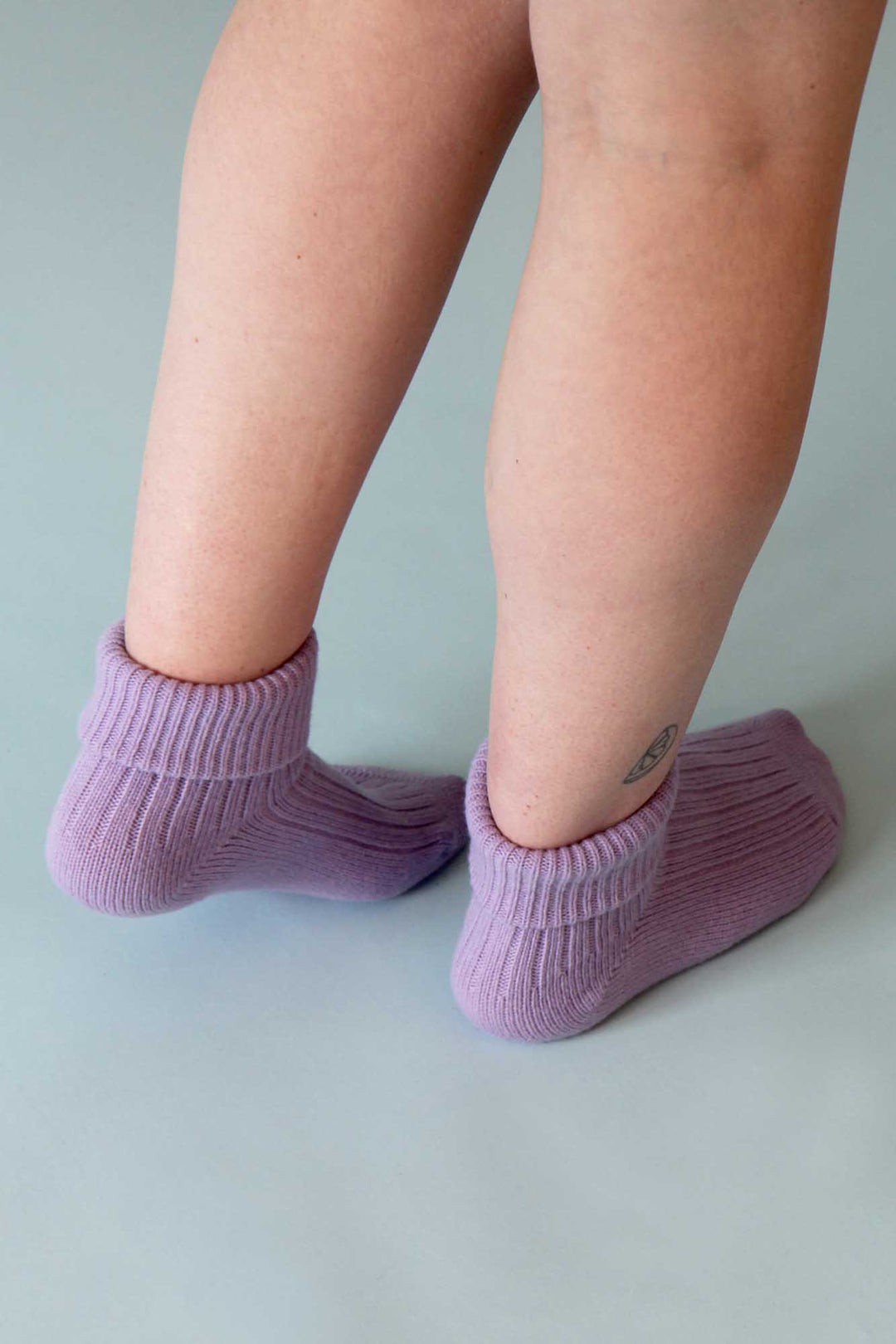 Womens Ankle Socks / Lilac