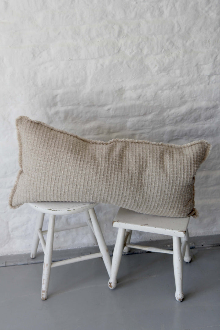 Woven Checkered Cushion / 35x80cm
