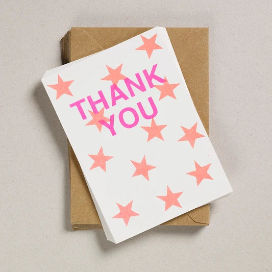 A6 12 Notecards & Envelopes per Pack - Acid Star