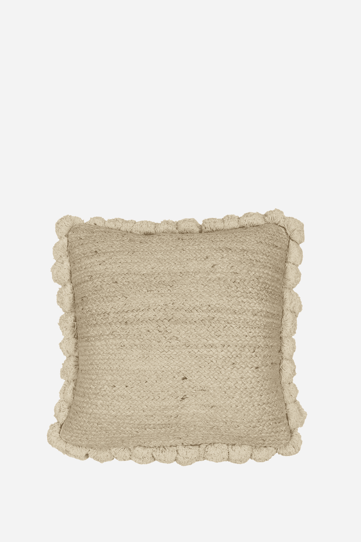Adrian Cushion / Braided Jute-Cotton / Off White 50x50cm