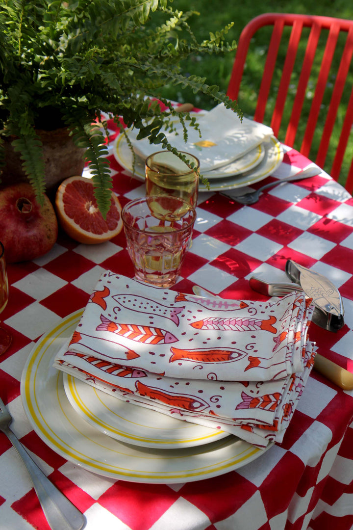 Napkins / Fish Set of 4