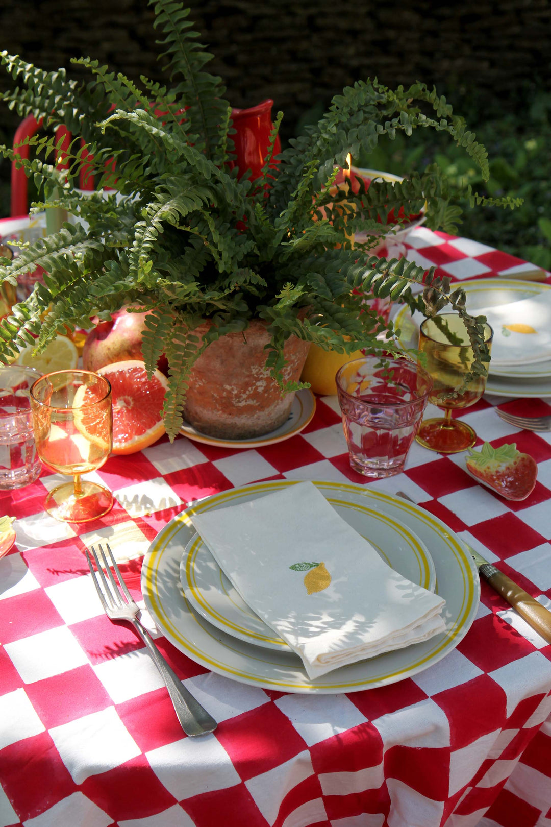 Lemon Napkin / Butter Cream