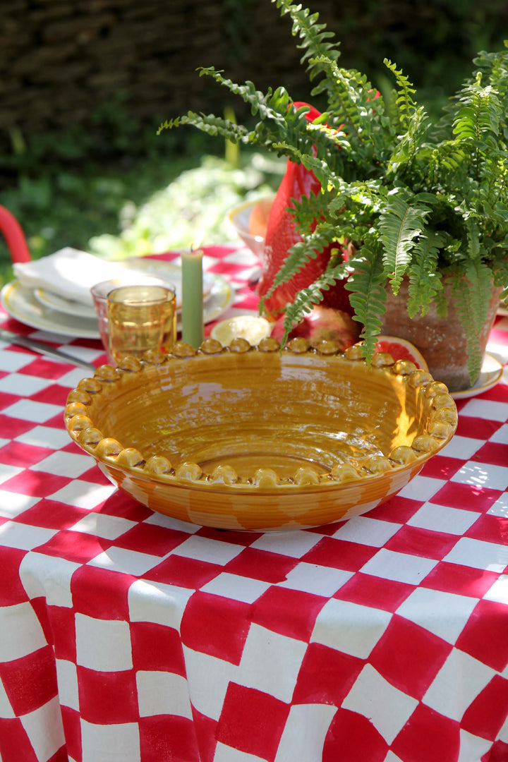 Pearl Serving Bowl / Med / Mustard