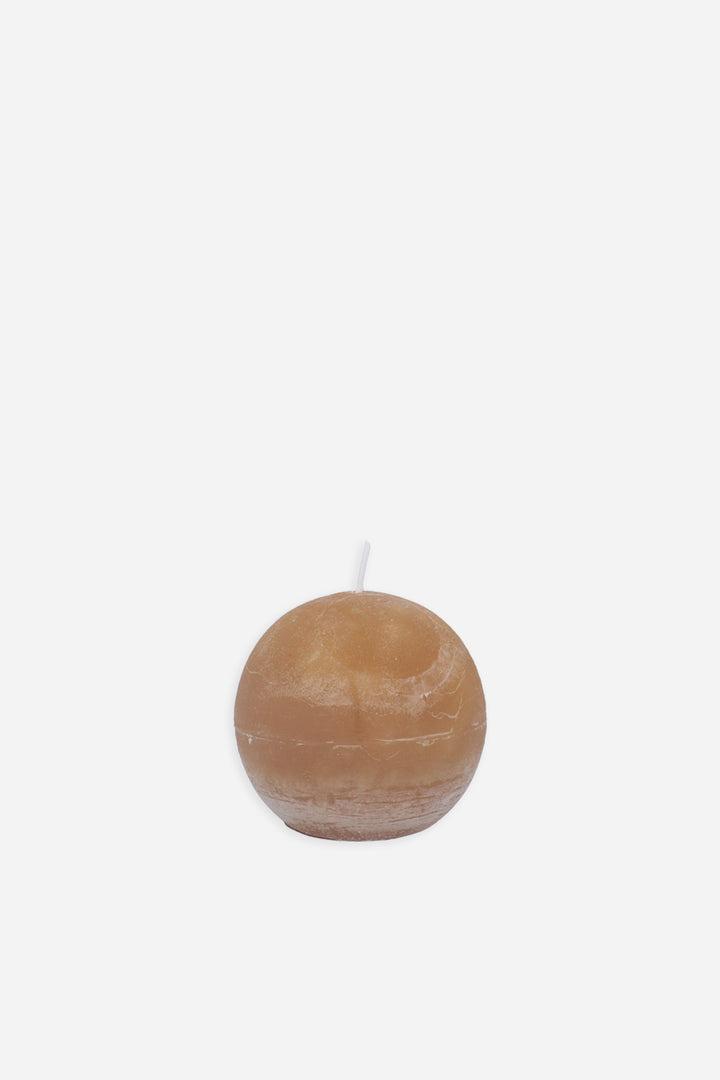 Light Amber Ball Candle