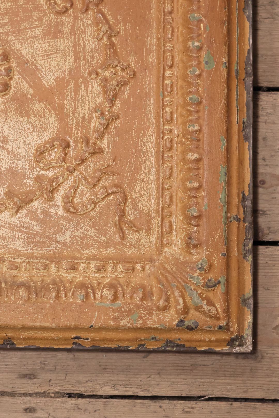 Mounted American Tin Tile 60x60cm