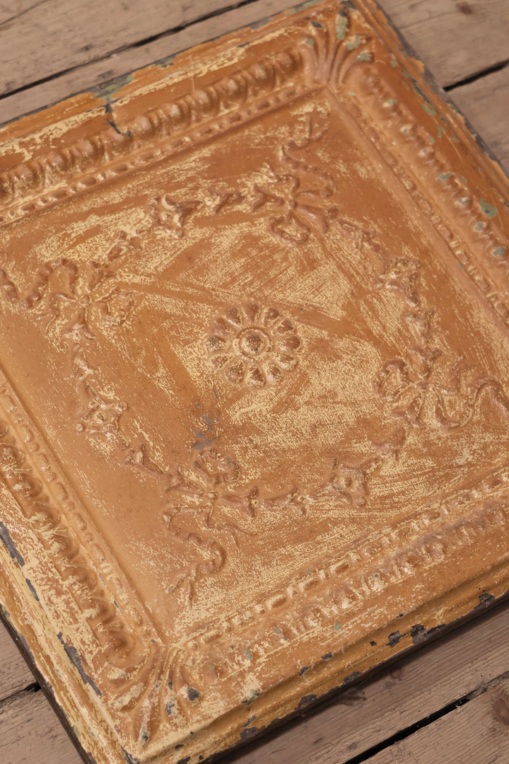 Mounted American Tin Tile 60x60cm