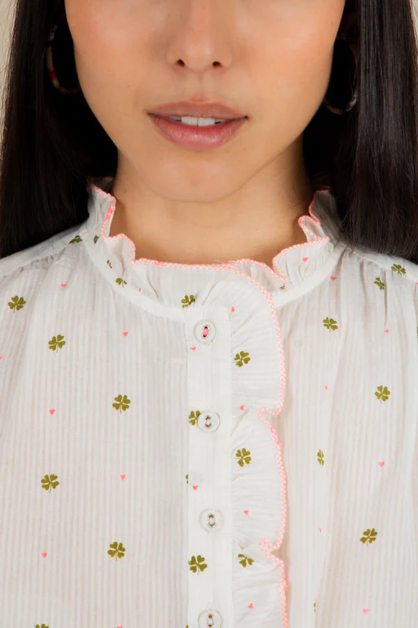 Anais Shirt / Clover Neon