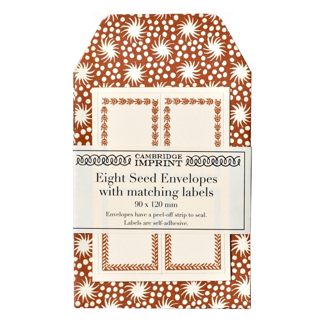 Pack of 8 Seed Envelopes Animalcules Cocoa