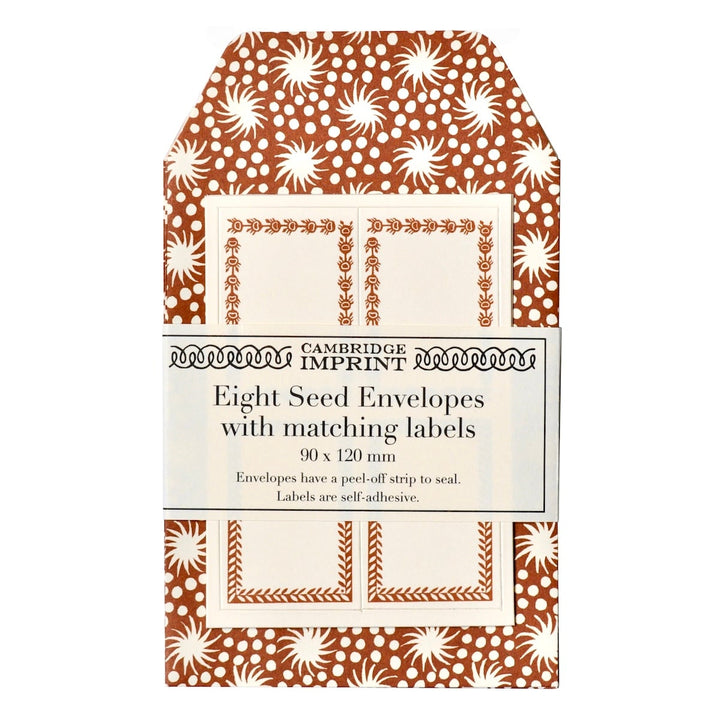 Pack of 8 Seed Envelopes Animalcules Cocoa