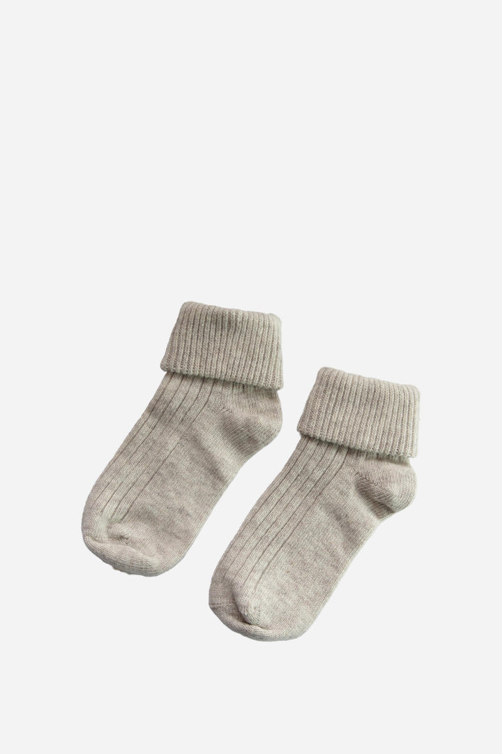 Women's Ankle Socks / Light Beige