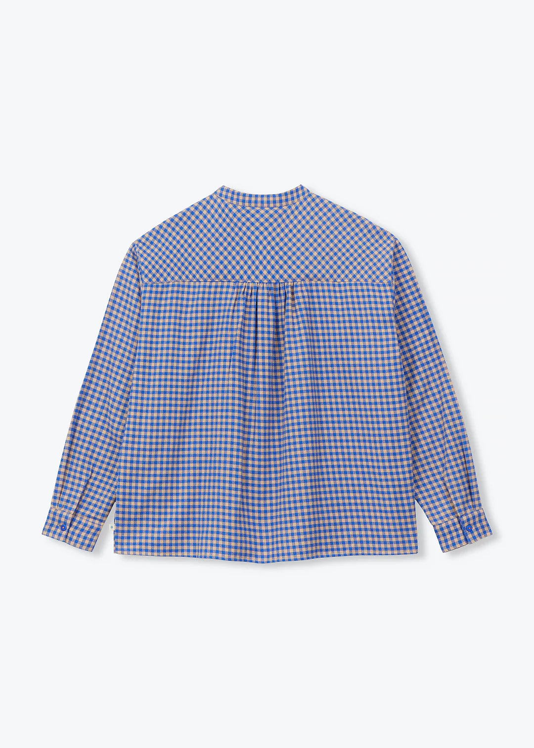 Gingham Blouse / Cobalt