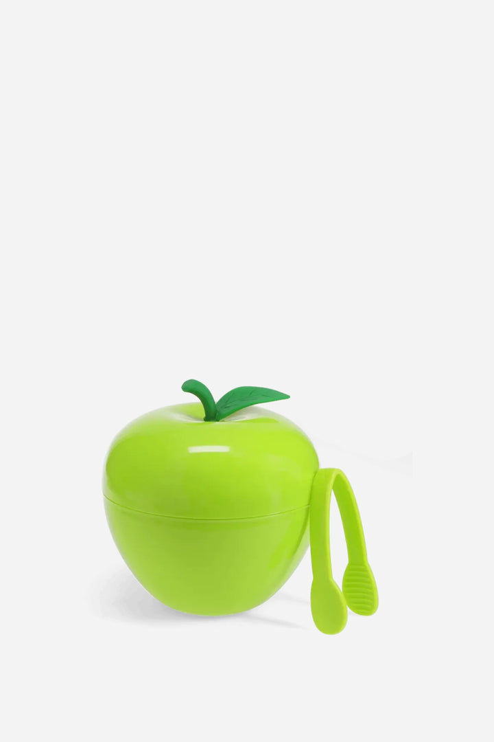 Fruit Ice Bucket With Lid &amp; Tongs / Apple