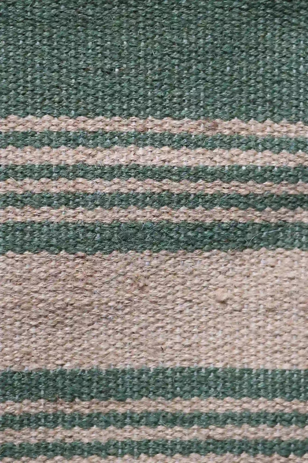 Green Athena Jute Stripe Rug 60x90 / 4274