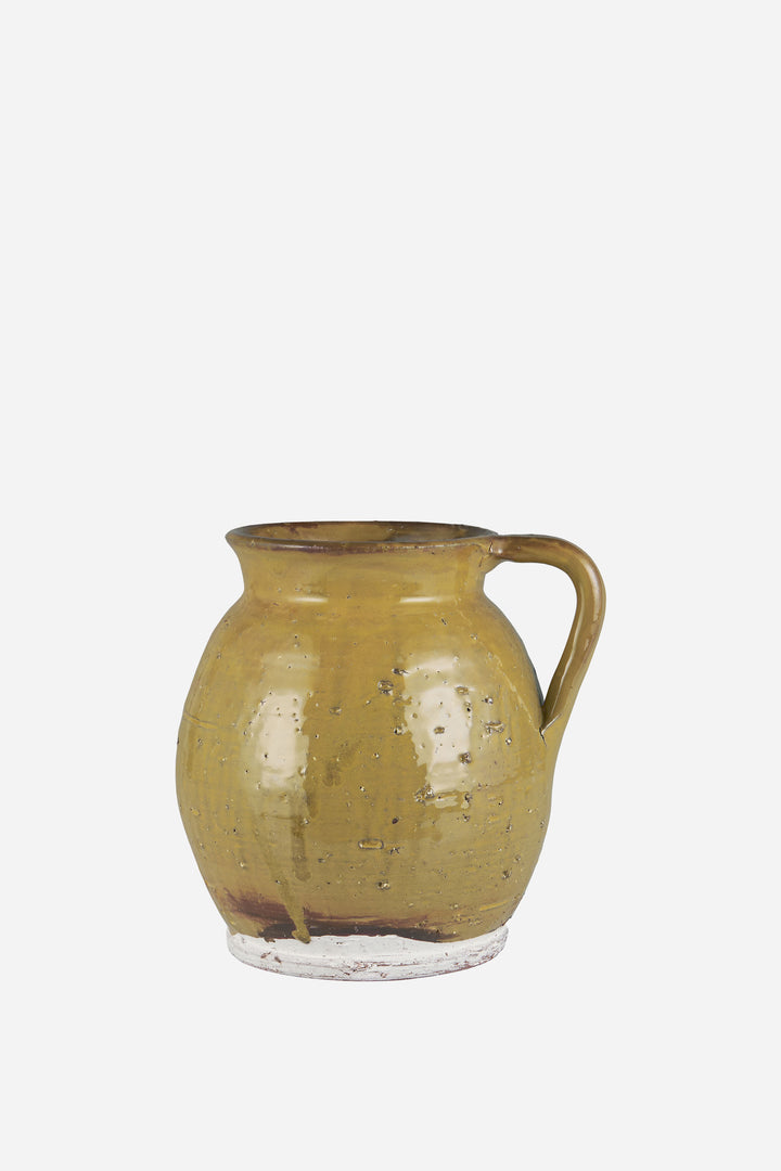 Rustic Mustard Avignon Vase