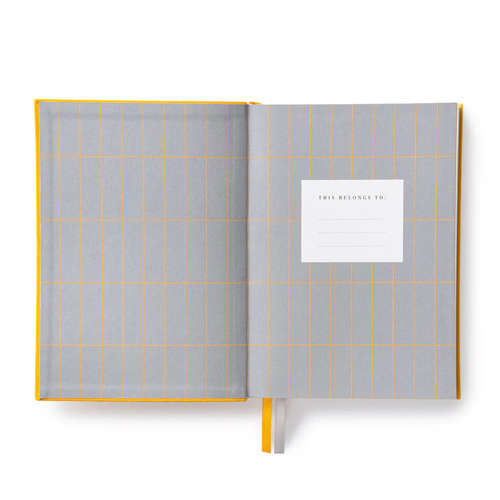 Yellow Fabric Daily Planner B6