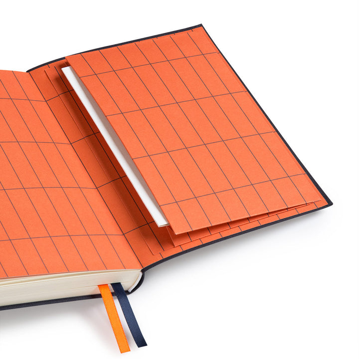 Off Black Fabric Daily Planner B6