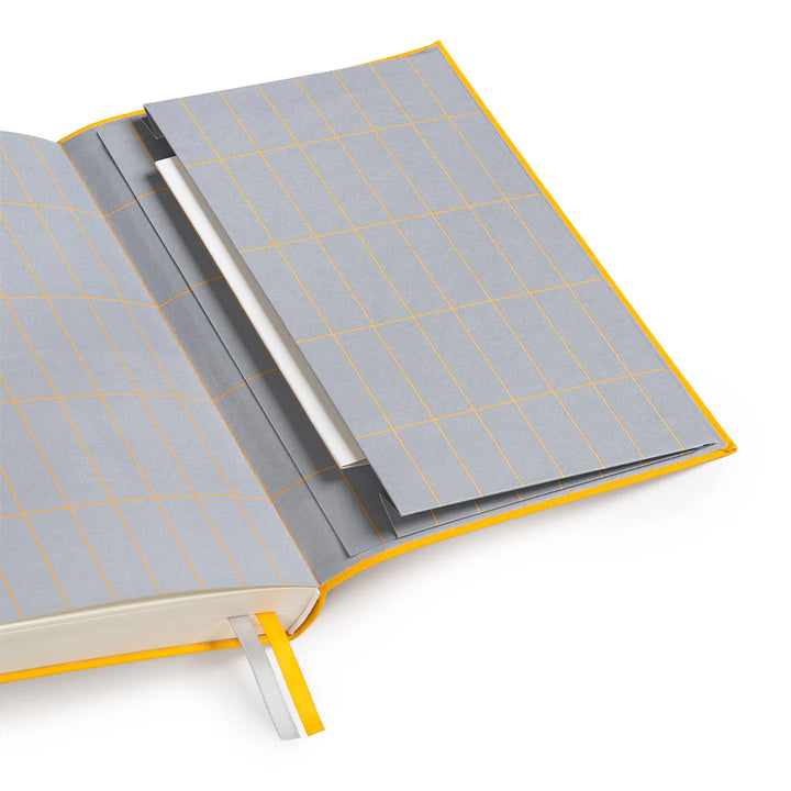 Yellow Fabric Daily Planner B6