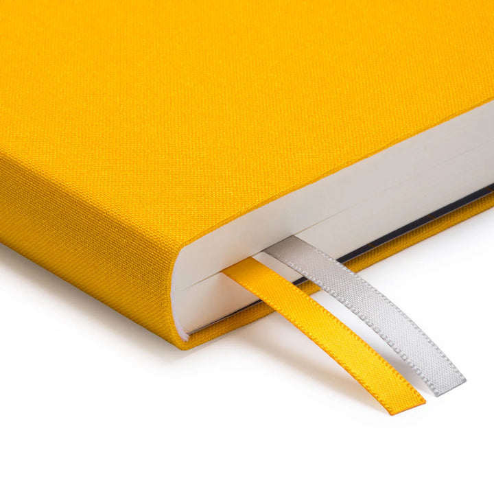 Yellow Fabric Daily Planner B6