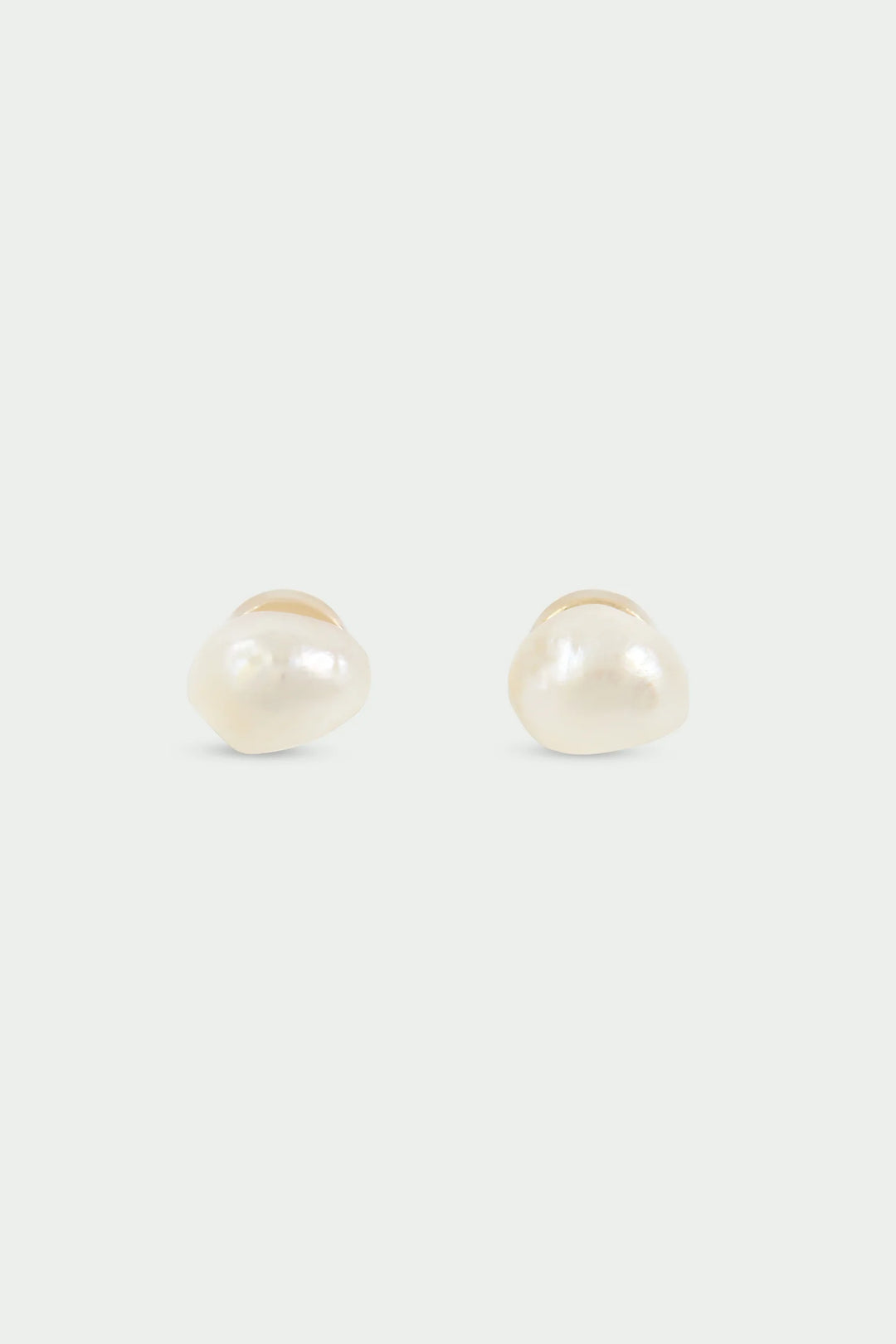 Baroque Pearl Earrings / Gold