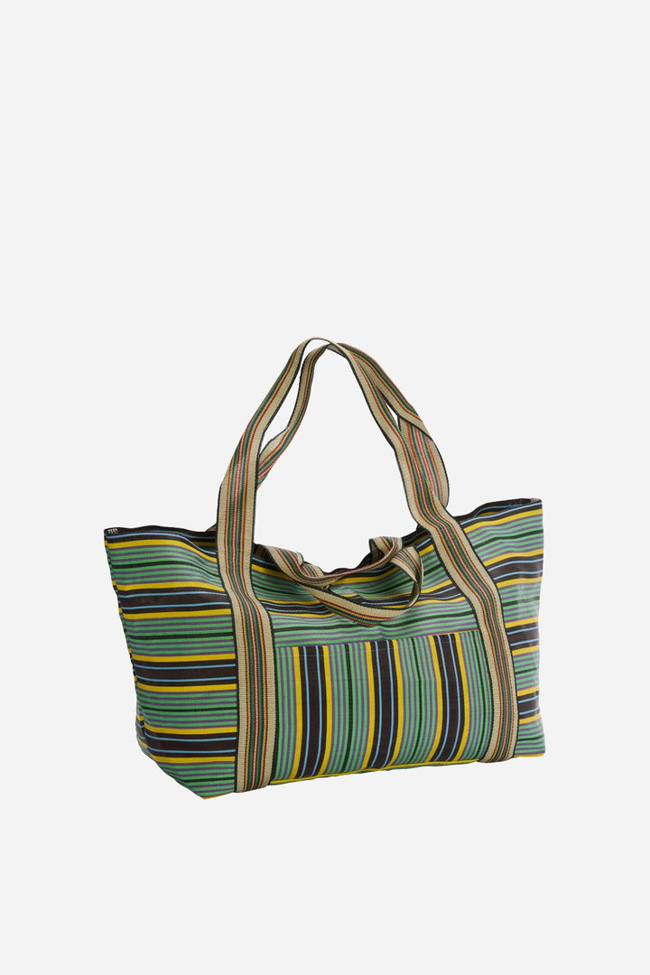 Recycled PP Bag 80x27x38 Cm / Green Purple Blue Yellow