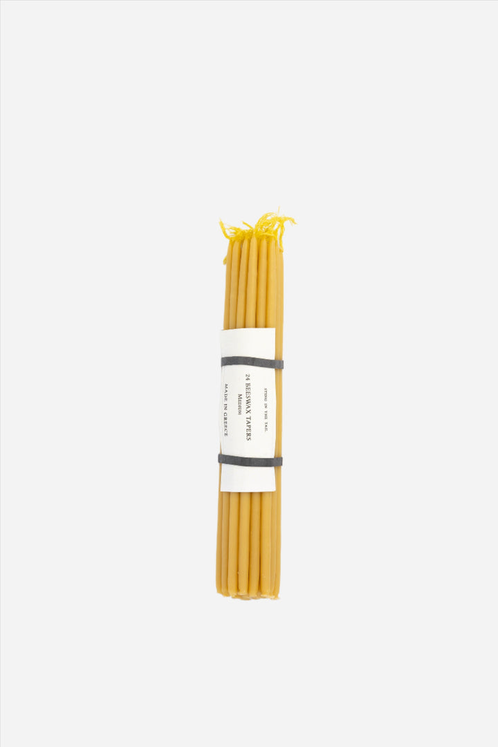 Beeswax Candle Tapers - Domestic Science Home