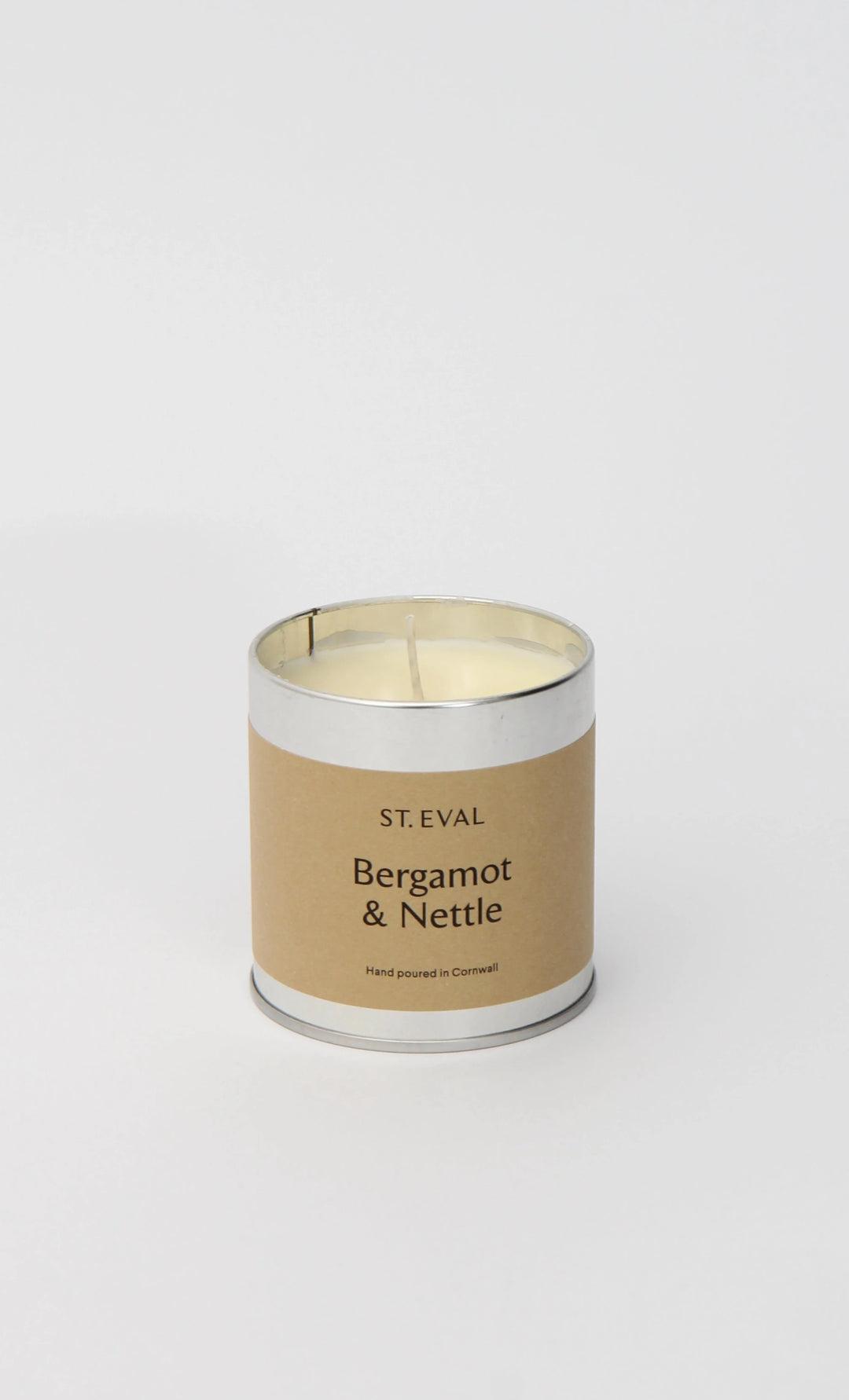 St Eval Candle Tin / Bergamot & Nettle