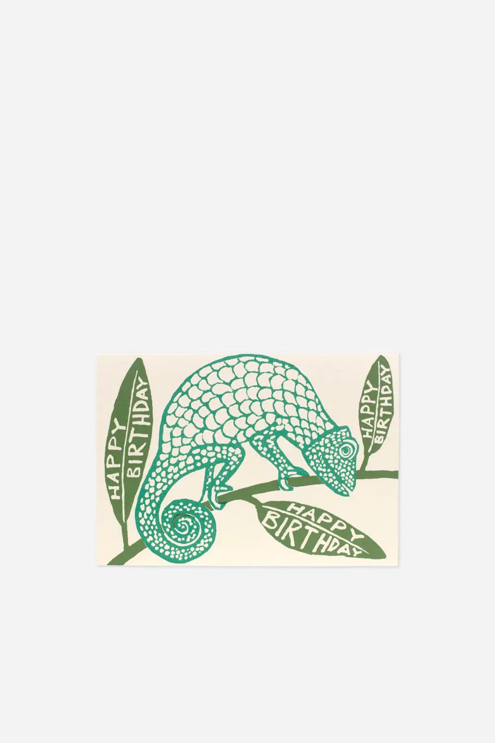 Card Birthday Chameleon