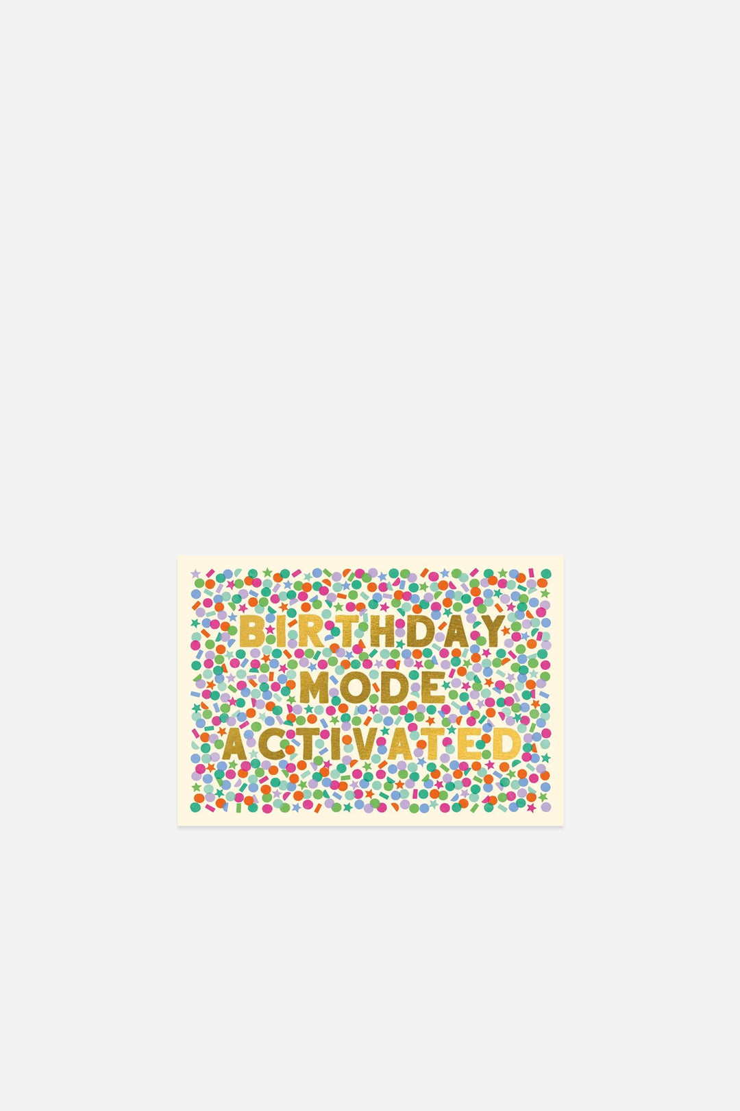 Little Wonders Birthday Mode Confetti Card