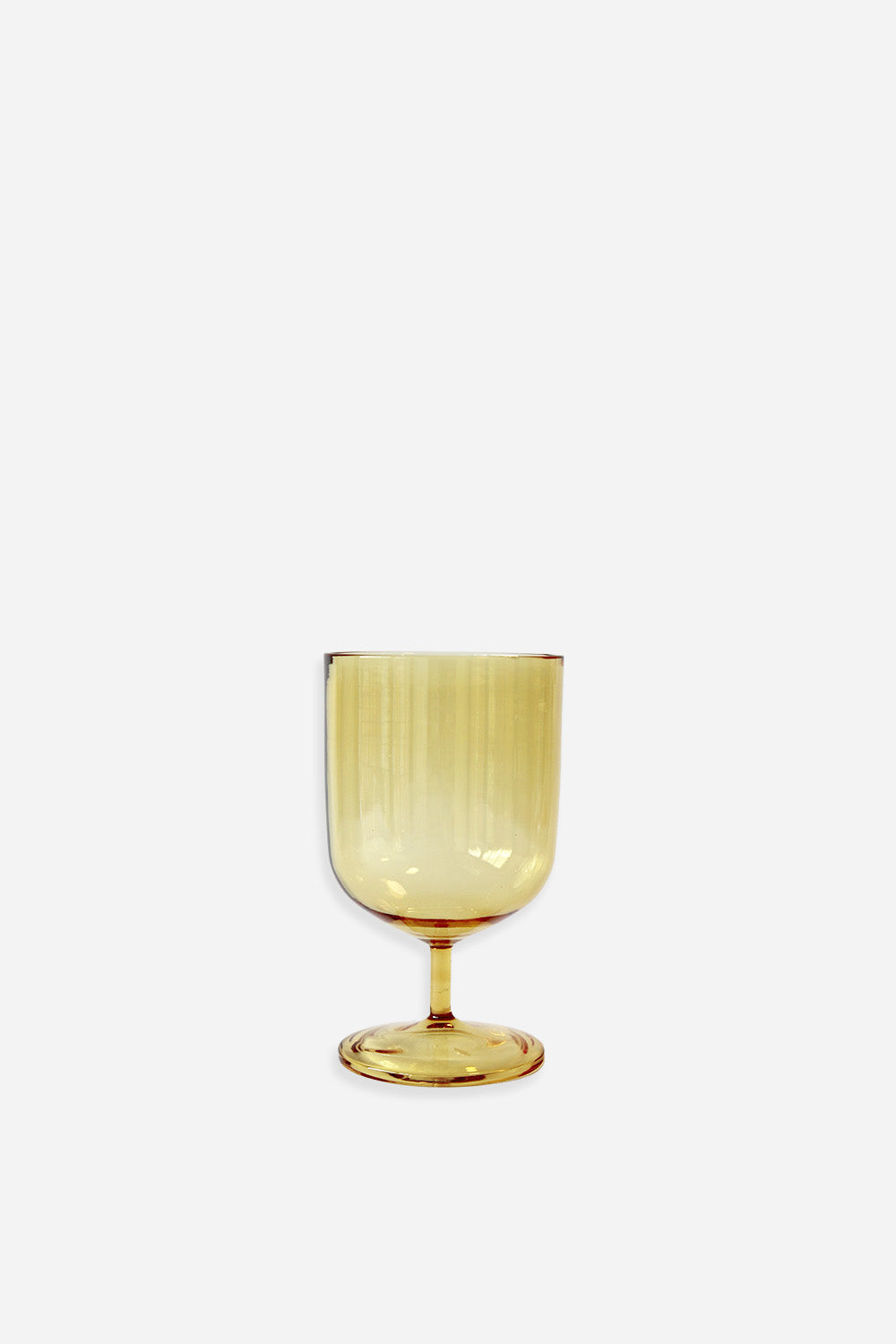 small bistro wine glass amber