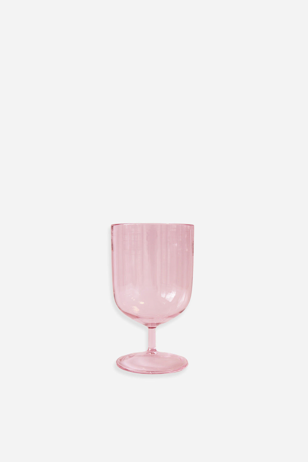 small bistro wine glass pink