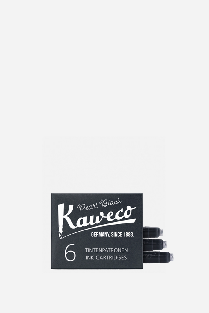 Kaweco Ink Cartridges Pk 6 / Black