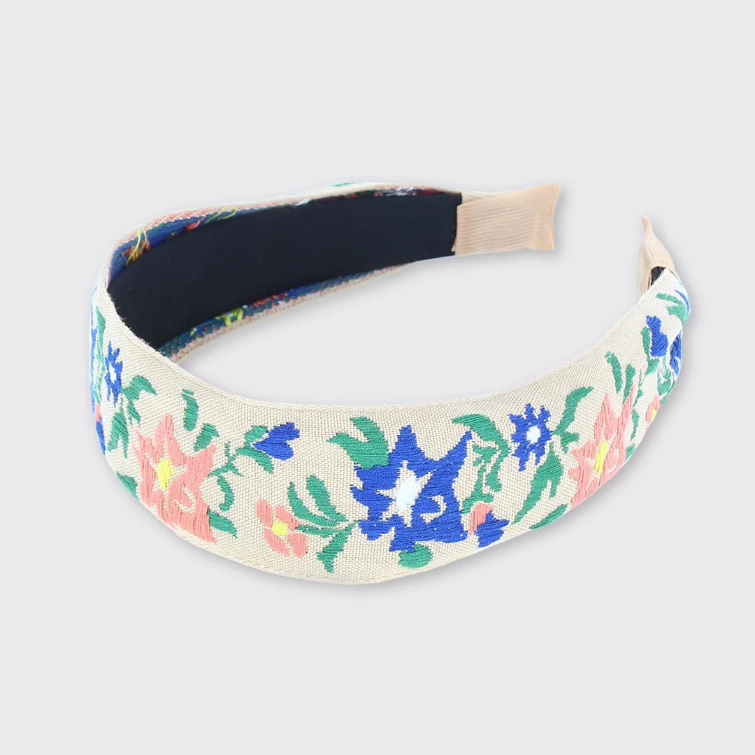 Blossom Wide Headband- Multi colour