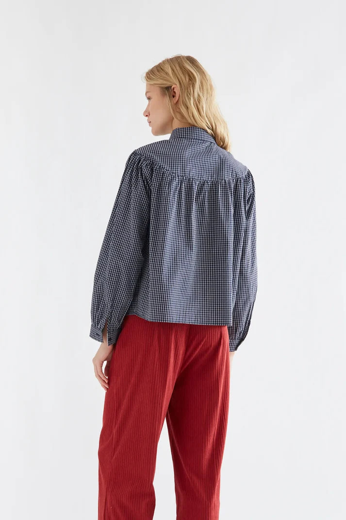 CF Navy Blue Check Shirt