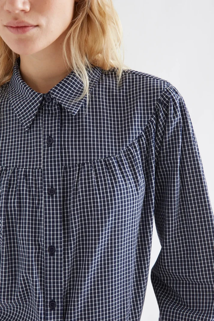 CF Navy Blue Check Shirt
