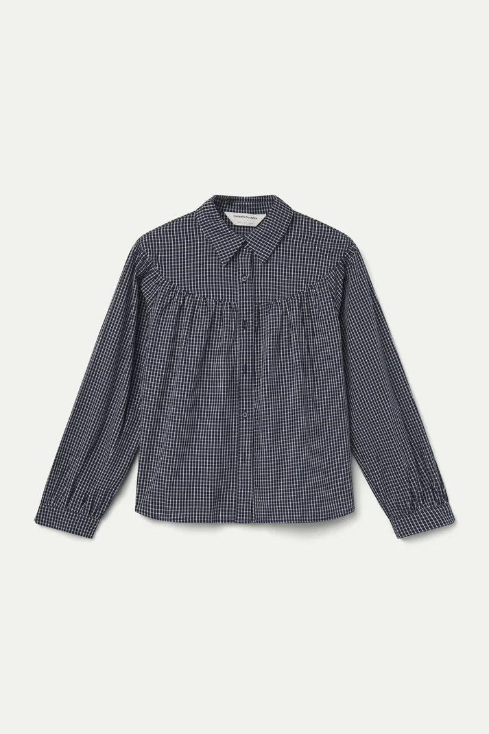 CF Navy Blue Check Shirt