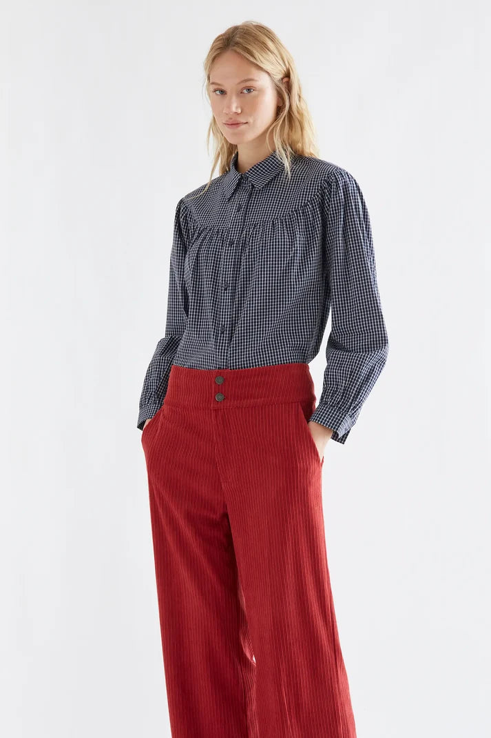 CF Navy Blue Check Shirt