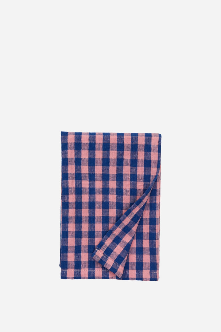 Checked Kitchen Towel 50x70 Cm / Blue Pink