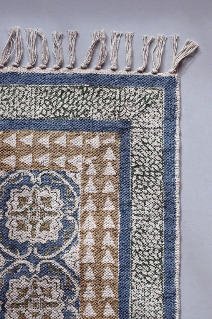 Blue Printed Rug 120x180 / 4503