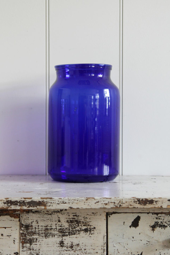 Jar / Blue Tall Plain