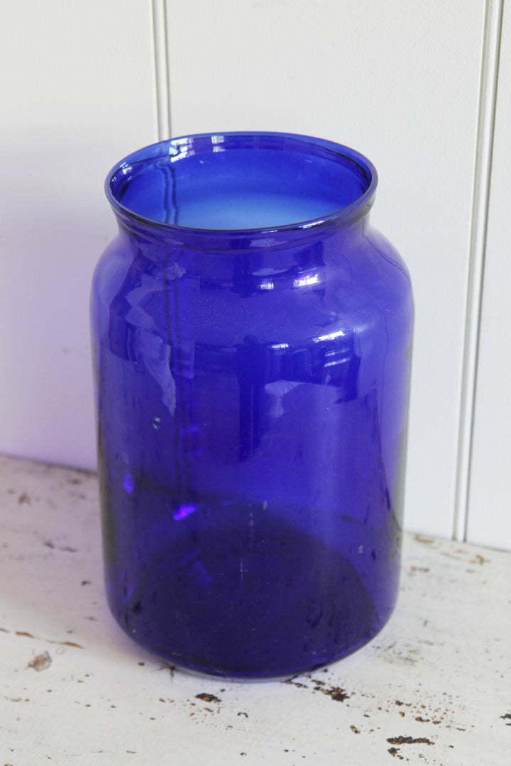 Jar / Blue Tall Plain