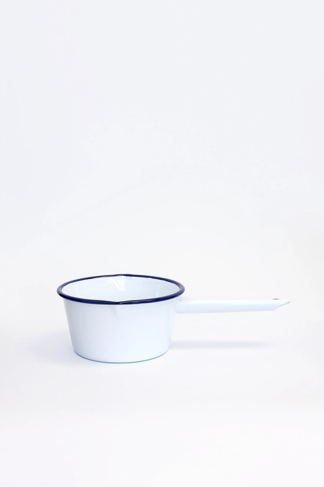 Enamelware Milk Pan White / 14cm